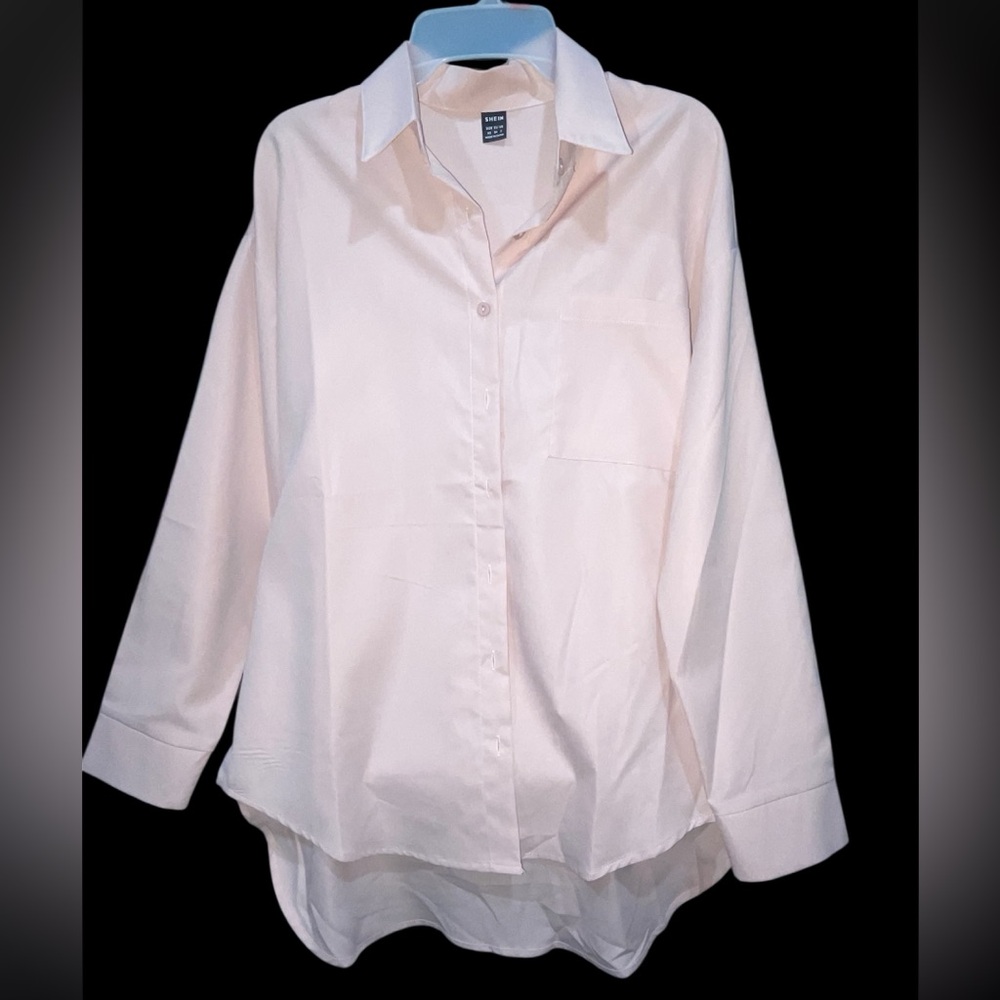 SHEIN White Long Sleeve Blouse